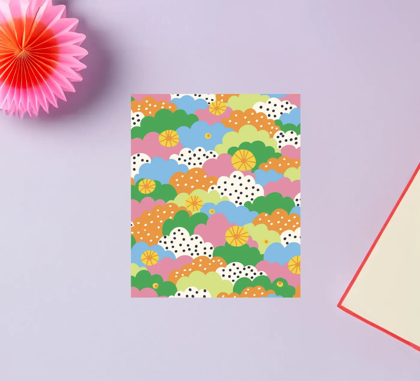 Cloudy pattern Sticker von GigiRosado