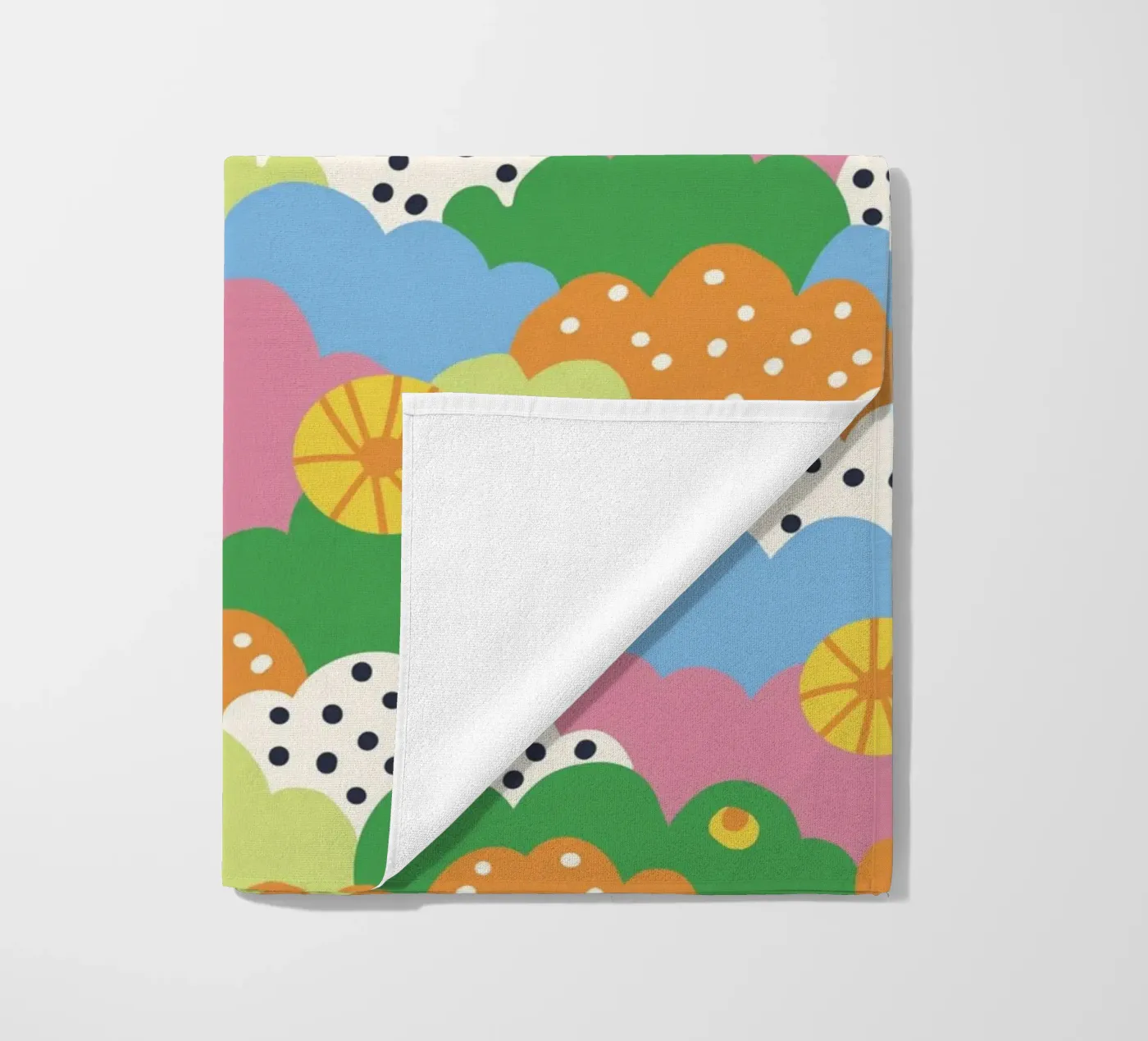 Cloudy pattern strandhanddoek van GigiRosado