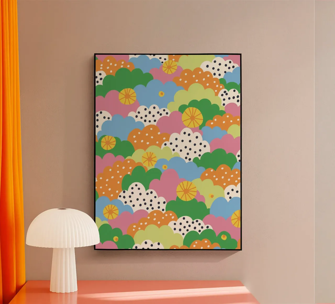 Cloudy pattern acrylic glass by GigiRosado