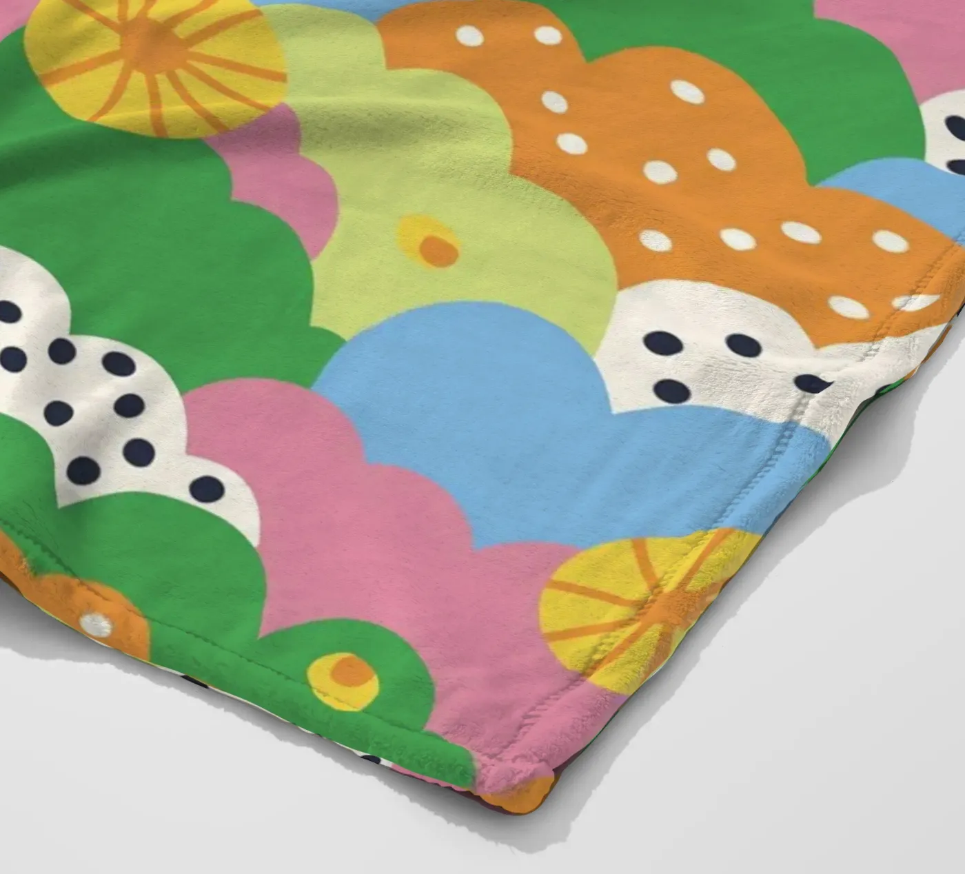 Cloudy pattern plaid polaire de GigiRosado