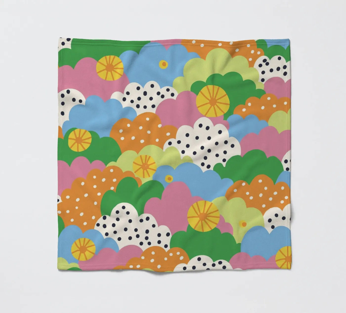 Cloudy pattern plaid polaire de GigiRosado