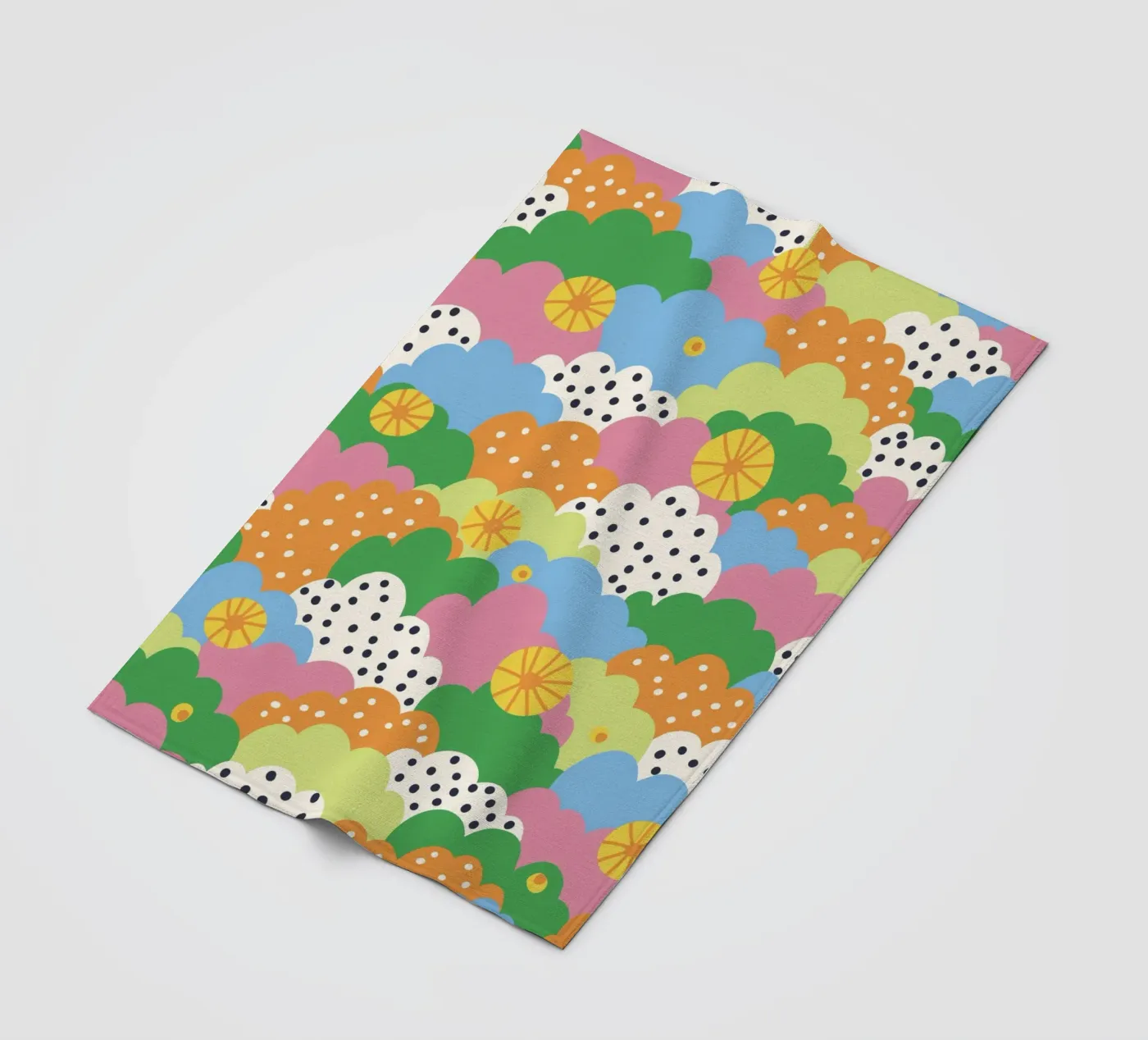 Cloudy pattern plaid polaire de GigiRosado