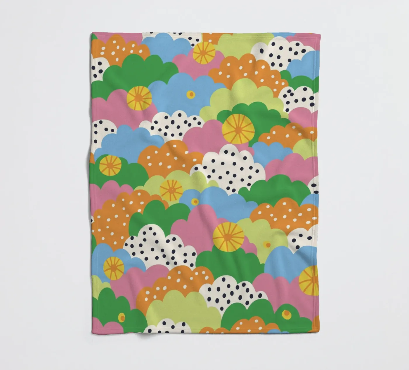 Cloudy pattern Fleecedecke von GigiRosado