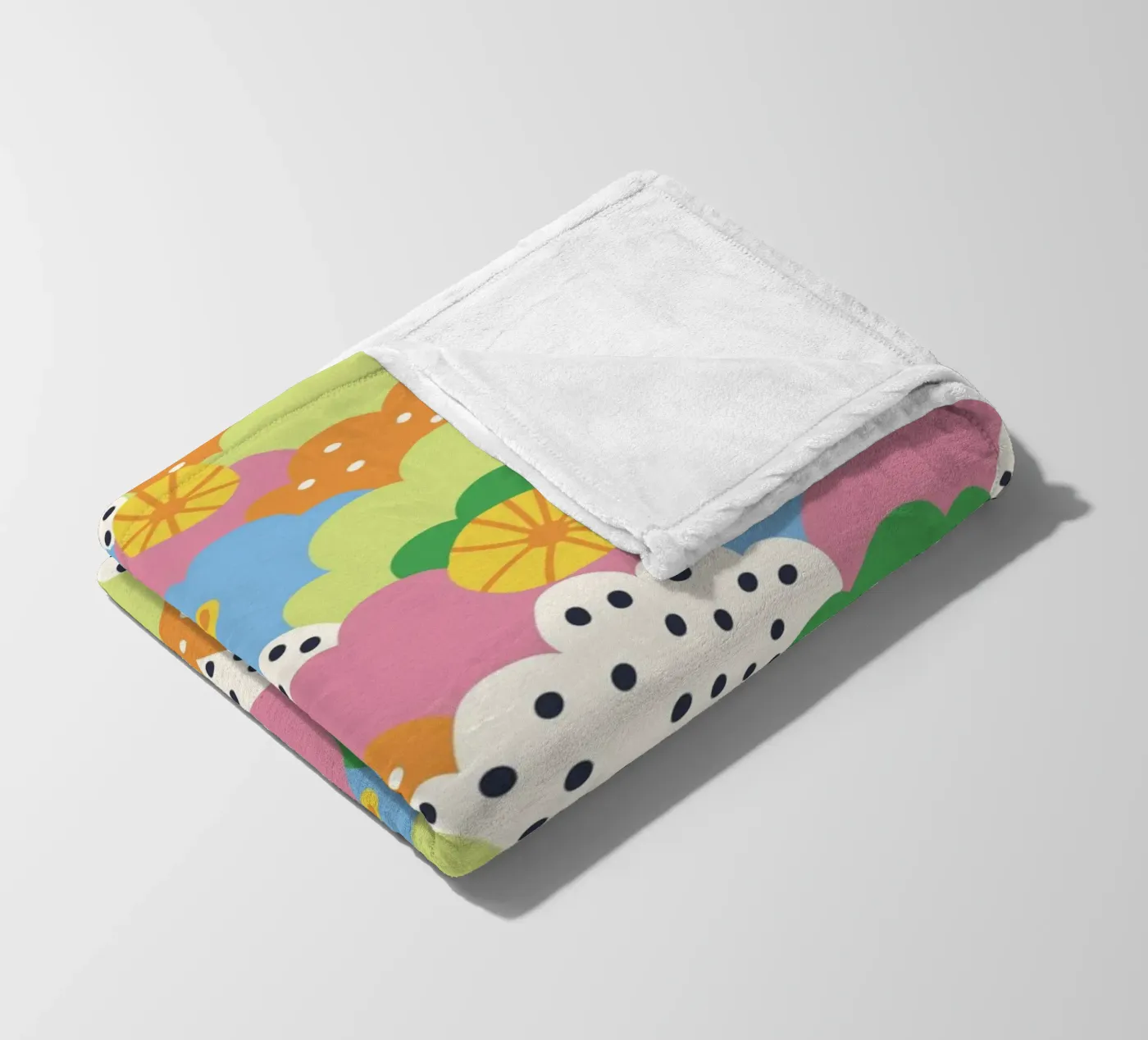 Cloudy pattern plaid polaire de GigiRosado