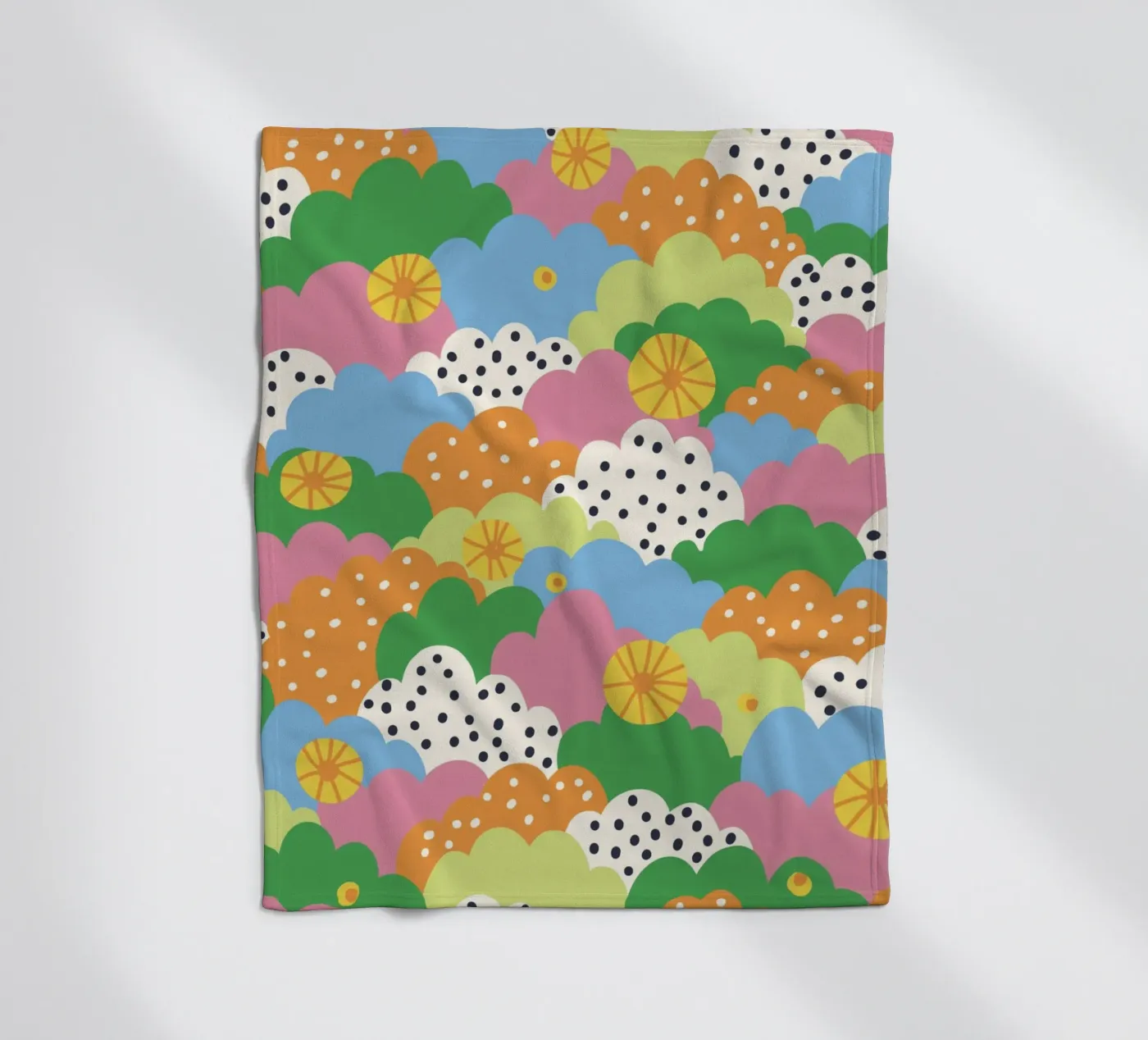 Cloudy pattern plaid polaire de GigiRosado