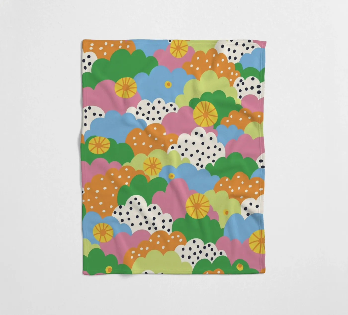 Cloudy pattern plaid polaire de GigiRosado