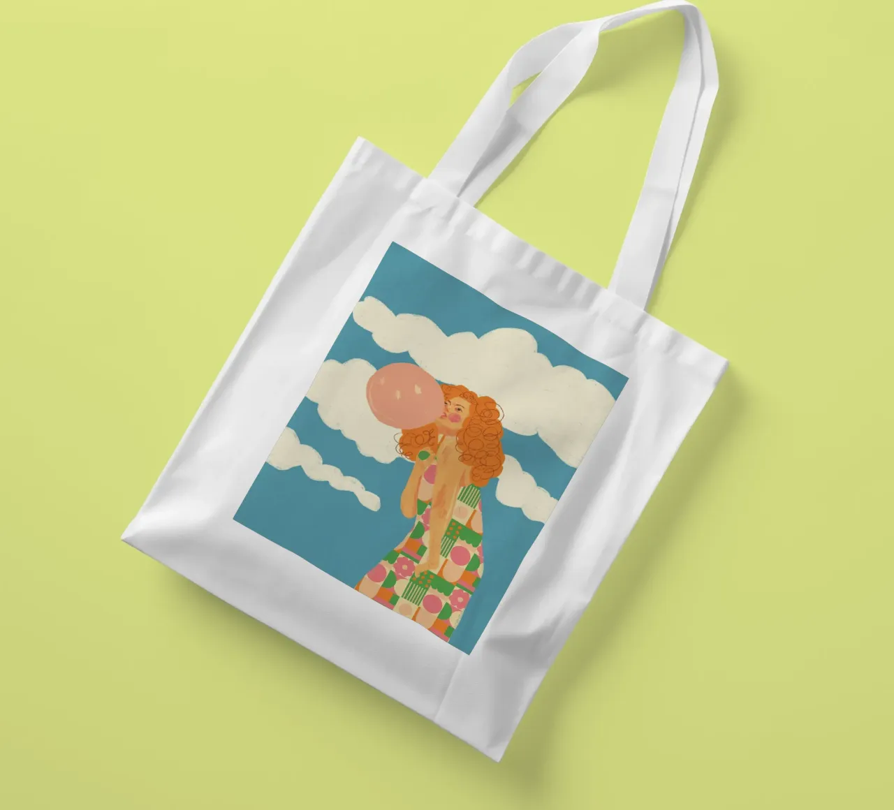 Bubblegum borsa in juta da GigiRosado
