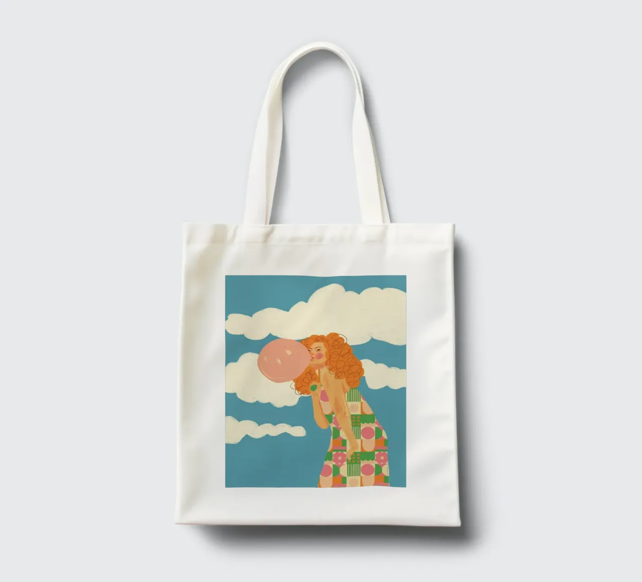 Bubblegum borsa in juta da GigiRosado