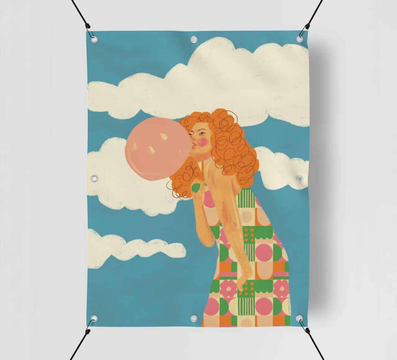 Bubblegum telo in pvc da GigiRosado