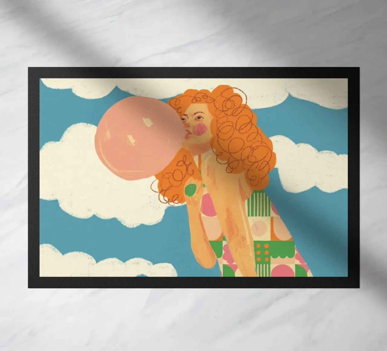 Bubblegum deurmat van GigiRosado