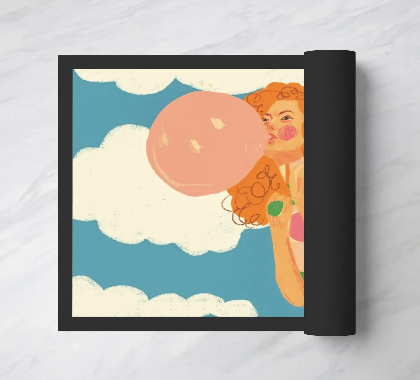 Bubblegum deurmat van GigiRosado