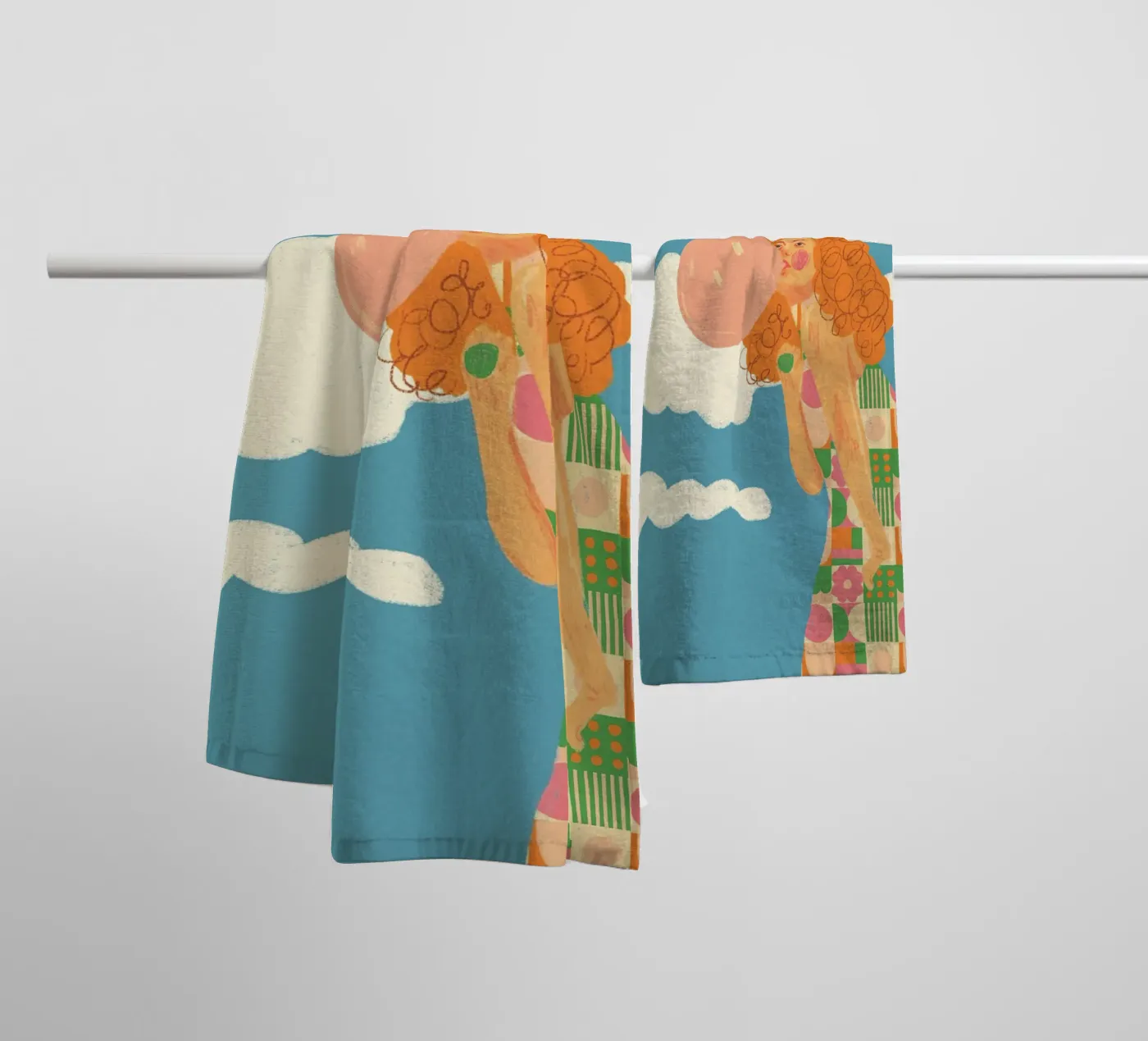 Bubblegum towel by GigiRosado