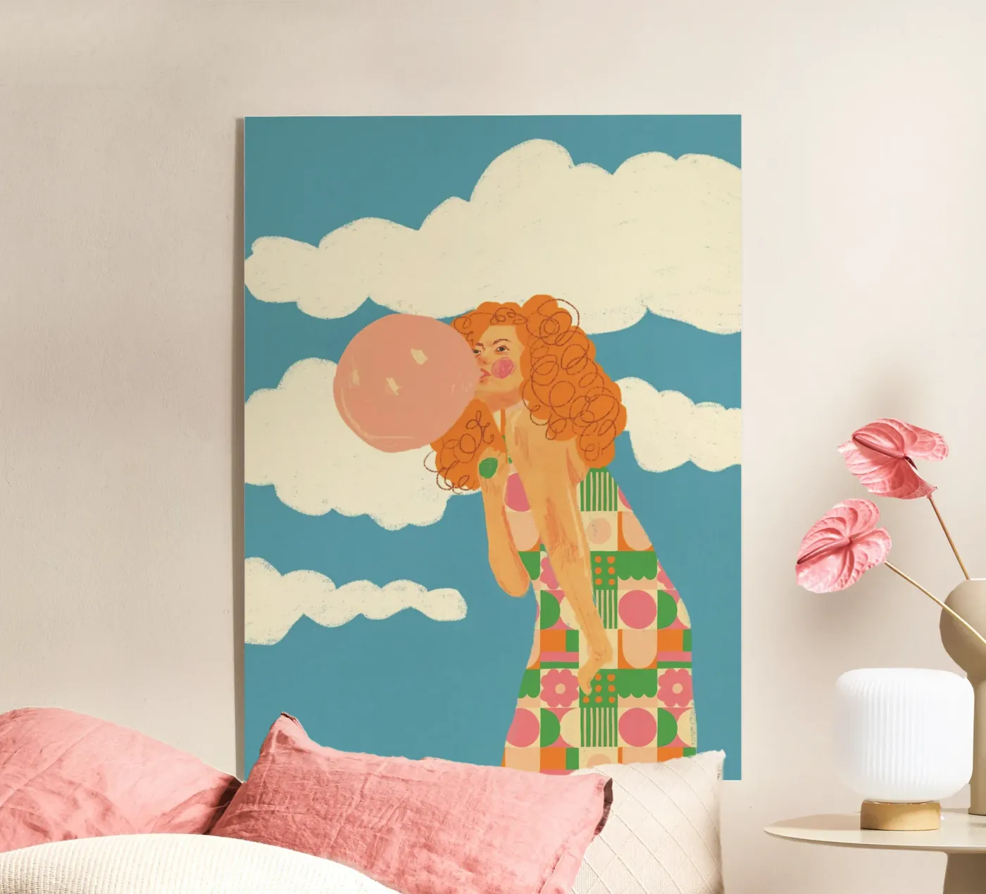 Bubblegum Acryl-Glas von GigiRosado