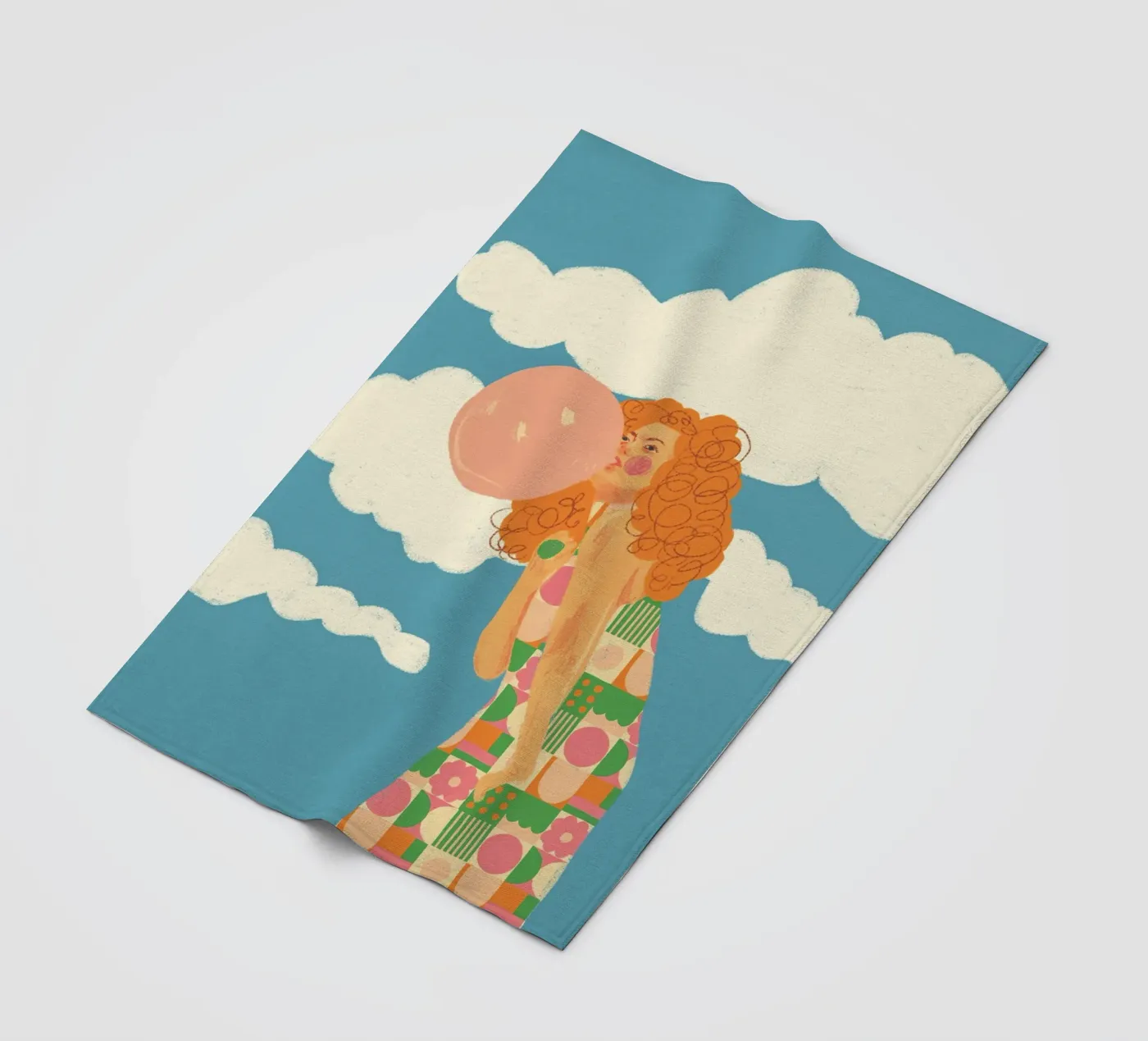 Bubblegum Fleecedecke von GigiRosado