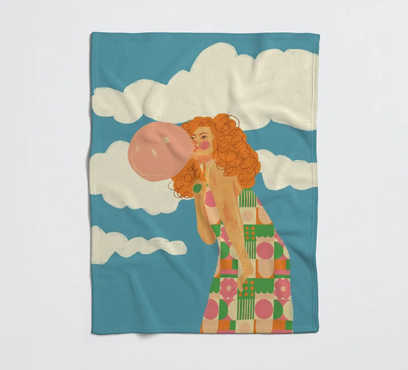 Bubblegum Fleecedecke von GigiRosado