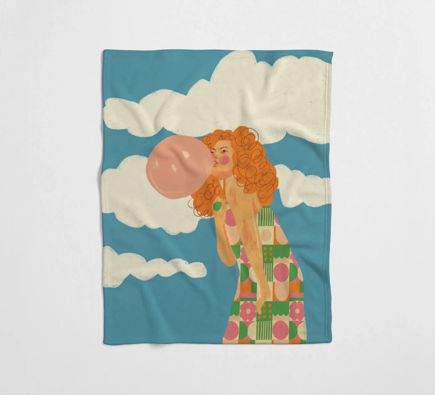 Bubblegum Fleecedecke von GigiRosado