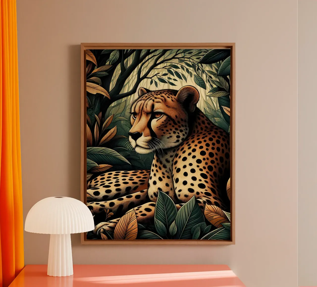 CHEETAH canvas by ARTOMATIC