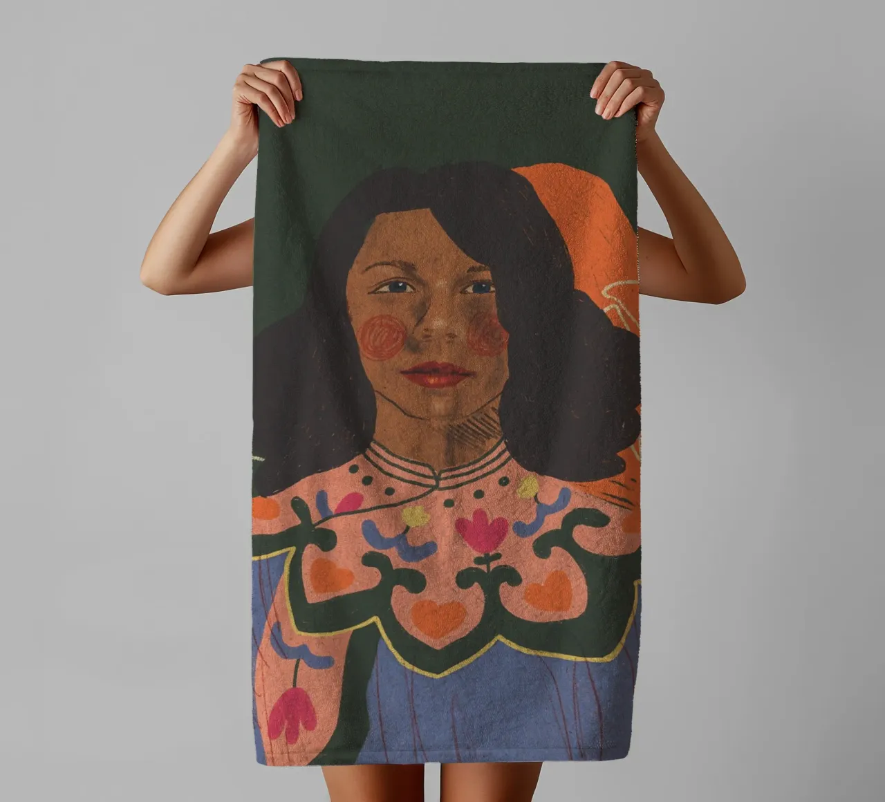 Tretchikoff lady asciugamano da bagno da GigiRosado