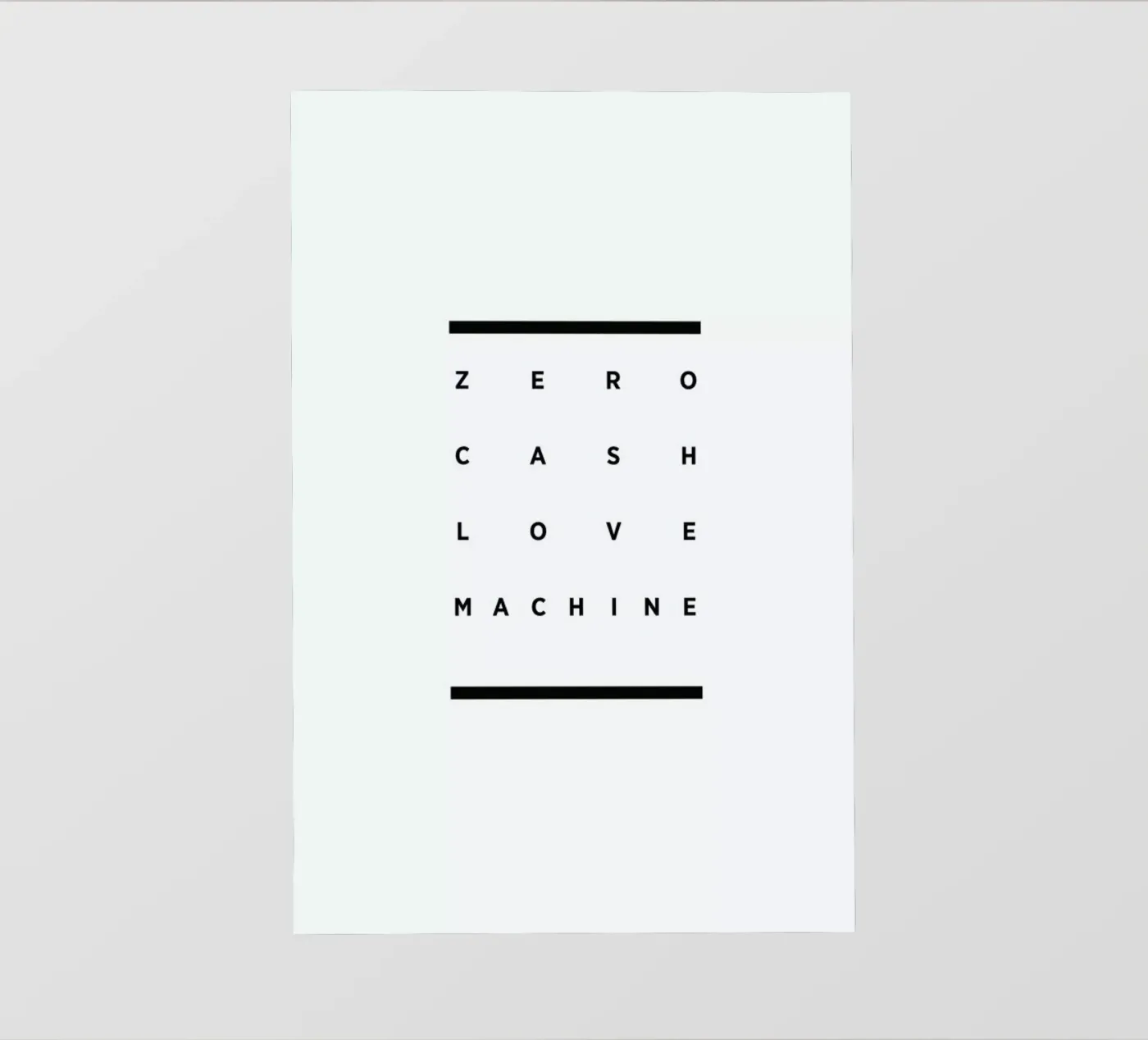 Love Machine pellicola backlit da Studio One