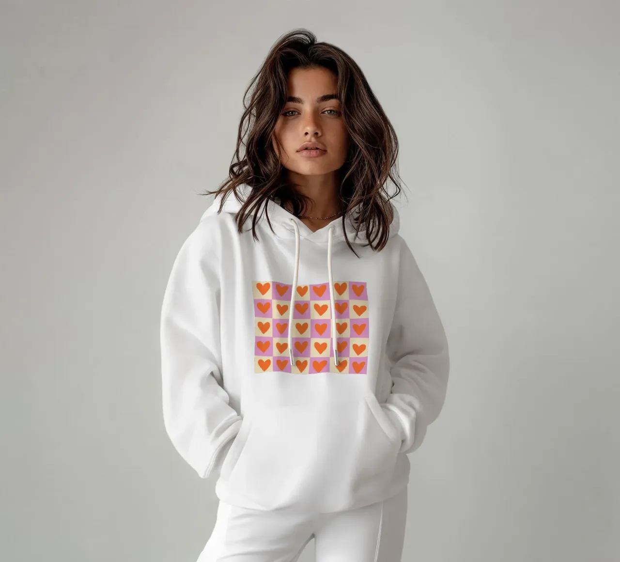 Heart game felpa con cappuccio da GigiRosado