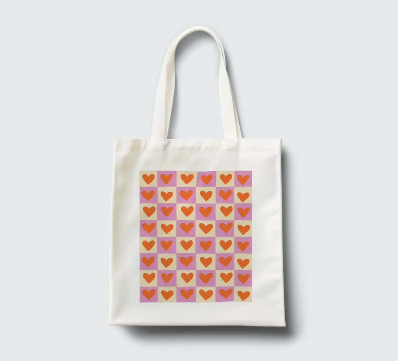 Heart game borsa in juta da GigiRosado