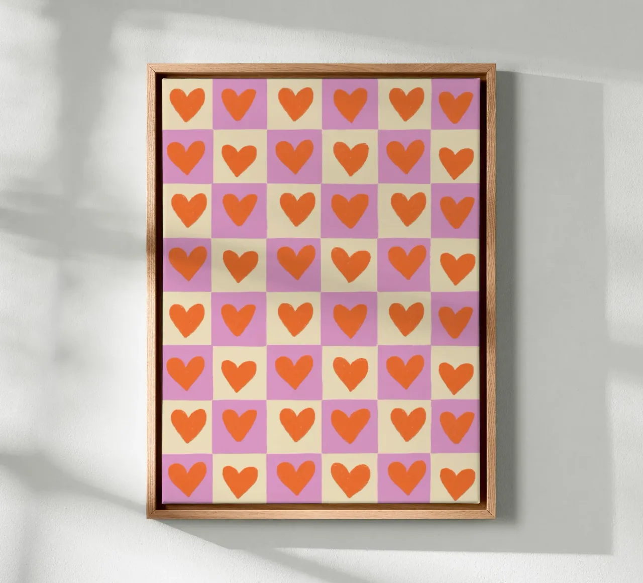 Heart game tela con Cornice a cassetta da GigiRosado
