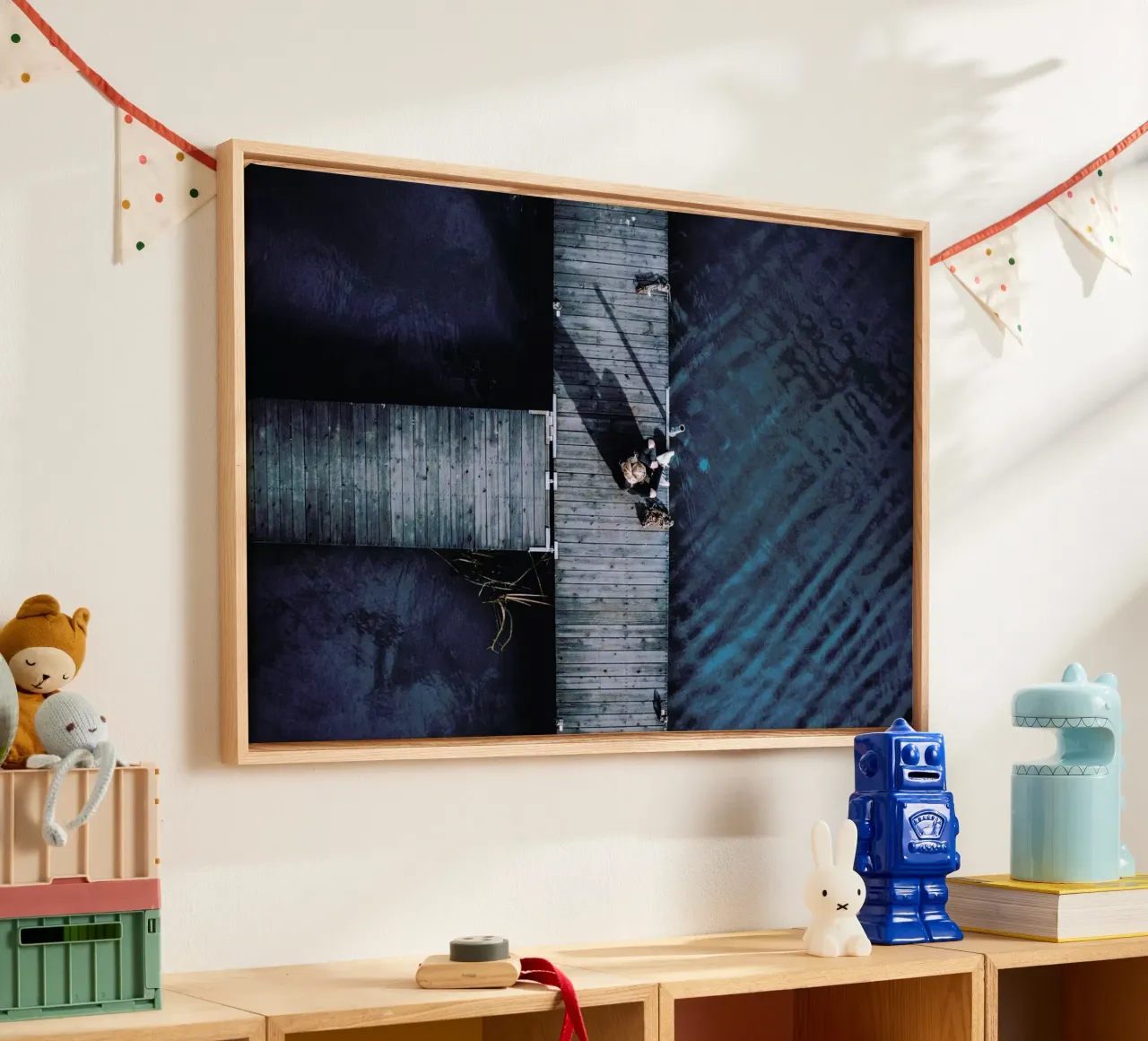 Amanda tela con Cornice a cassetta da Airpixels