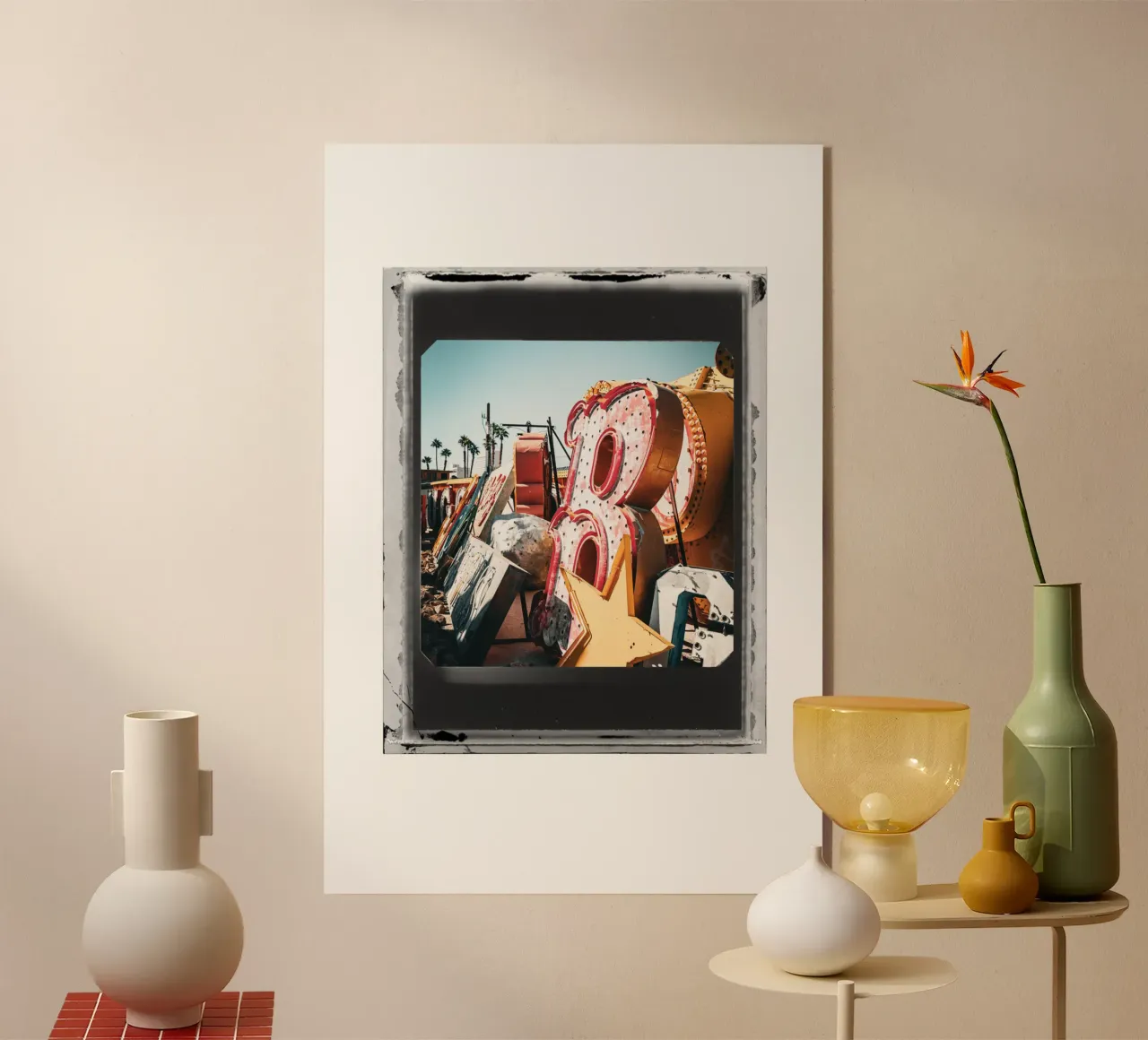 Vegas plexiglass da Flo Klein