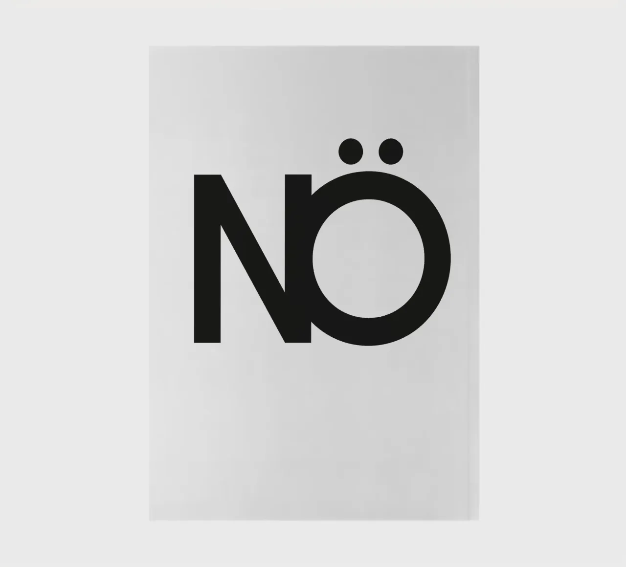 NEIN notebook by Flo Klein