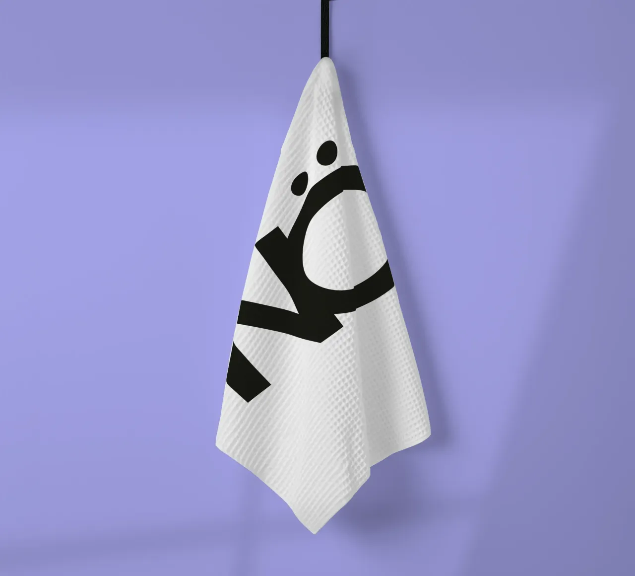 NEIN tea towel by Flo Klein