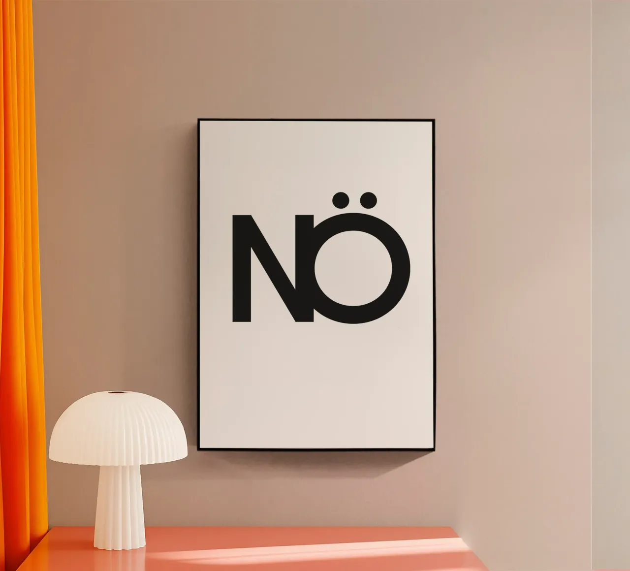 NEIN plexiglass da Flo Klein