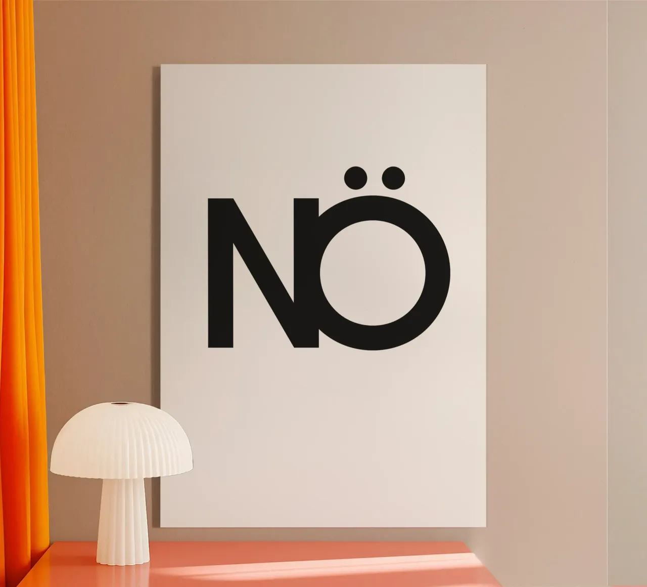 NEIN plexiglass da Flo Klein