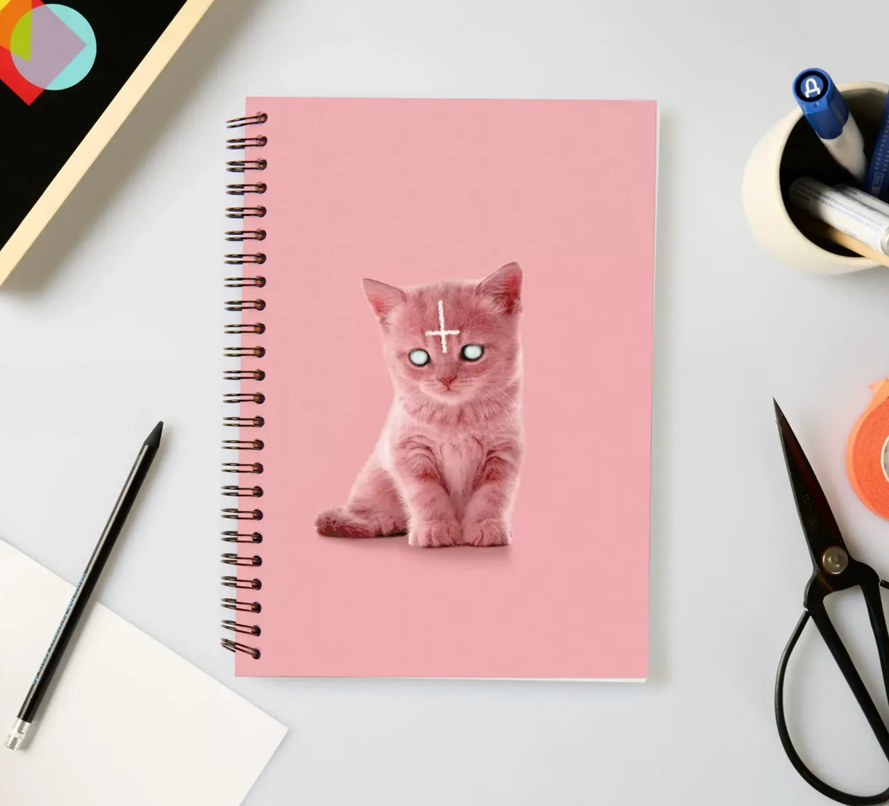 Lucipurr spiral notebook by Jonas Loose