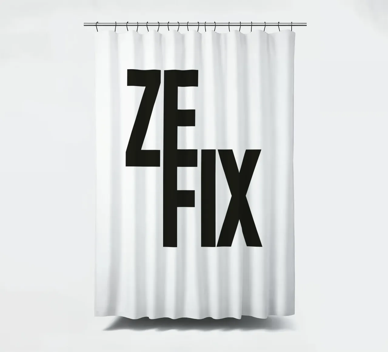 ZEFIX München shower curtain by Flo Klein