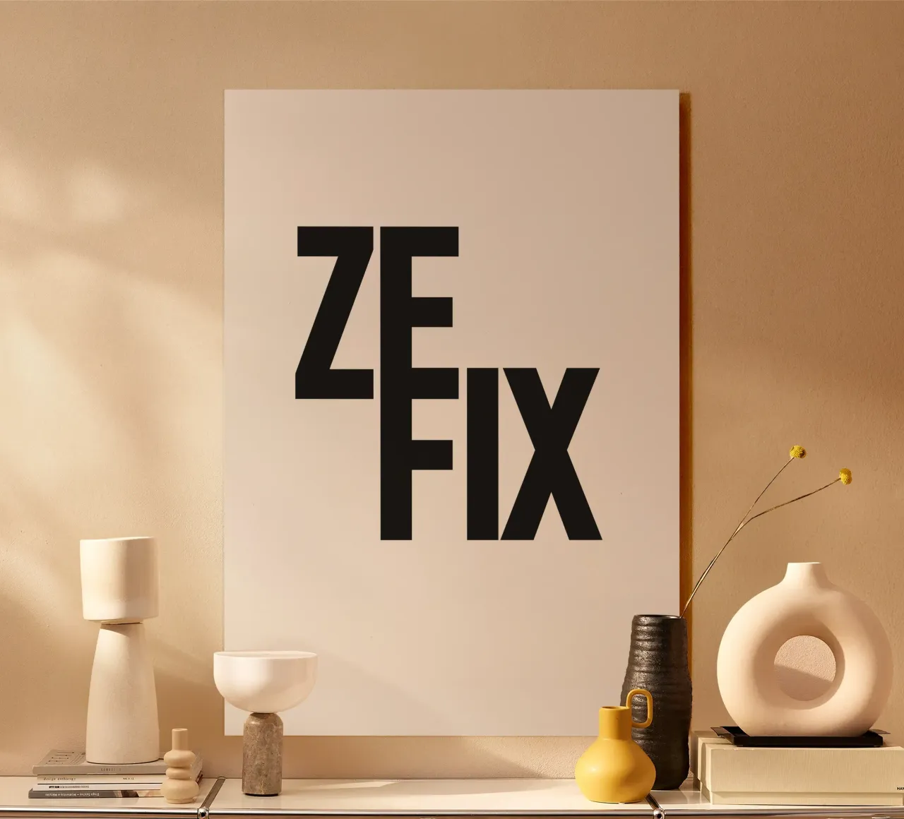 ZEFIX München acrylic glass by Flo Klein