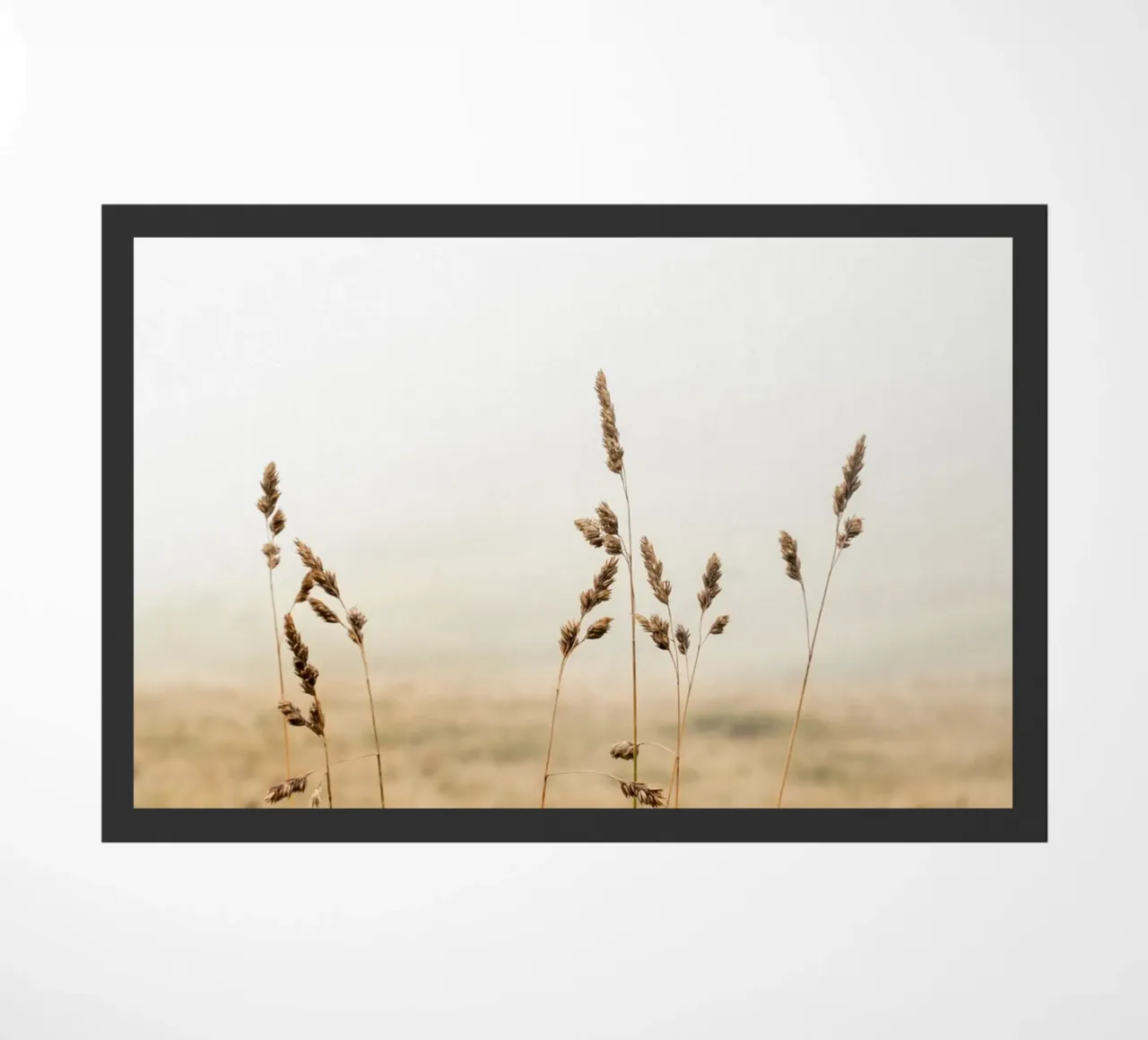 Moody Day in the Fields doormat by Henrike Schenk Photography