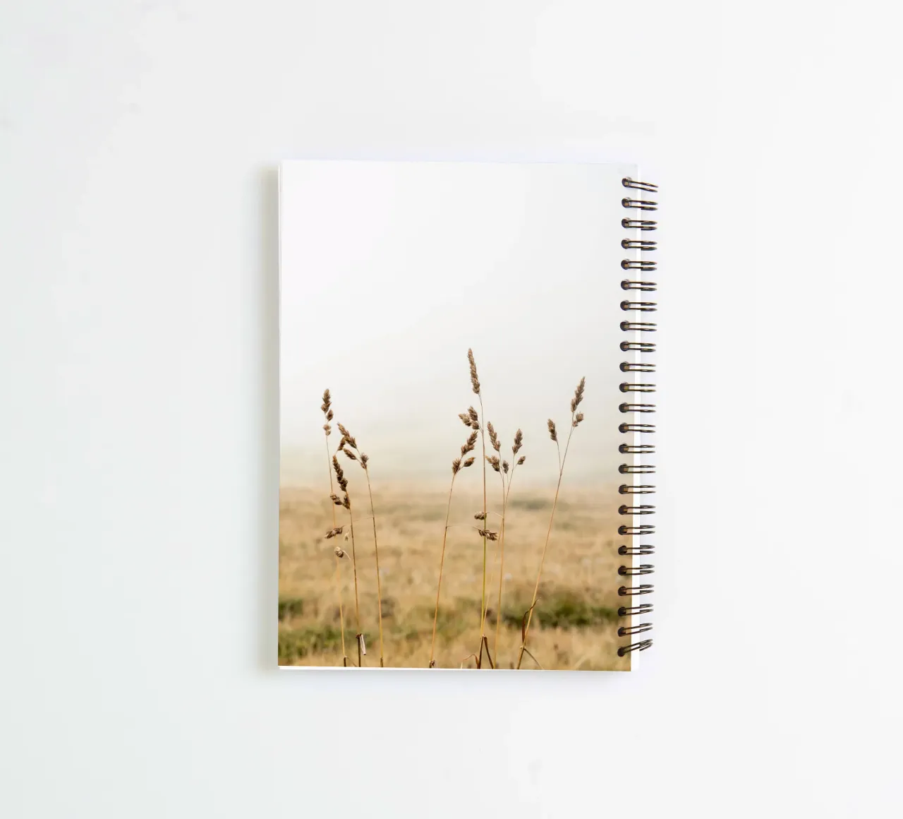 Moody Day in the Fields spiral notebook by Henrike Schenk Photography