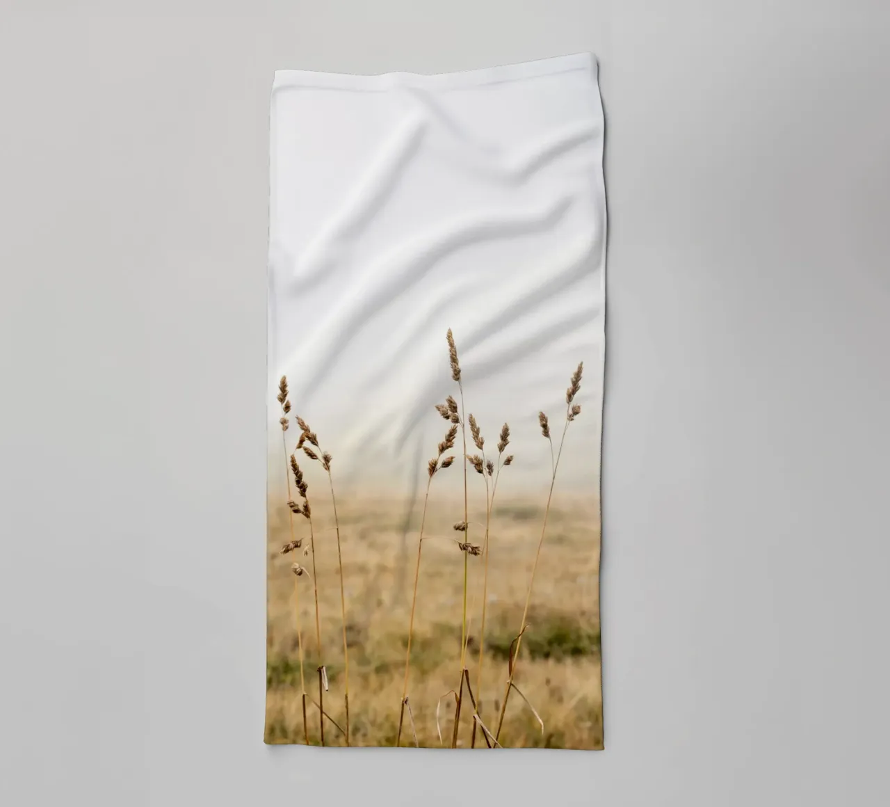 Moody Day in the Fields towel by Henrike Schenk Photography