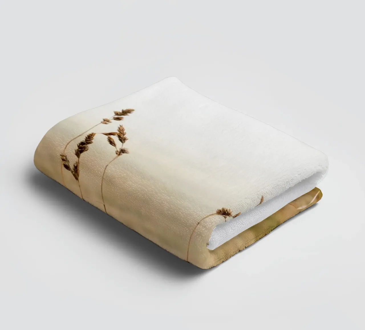 Moody Day in the Fields towel by Henrike Schenk Photography