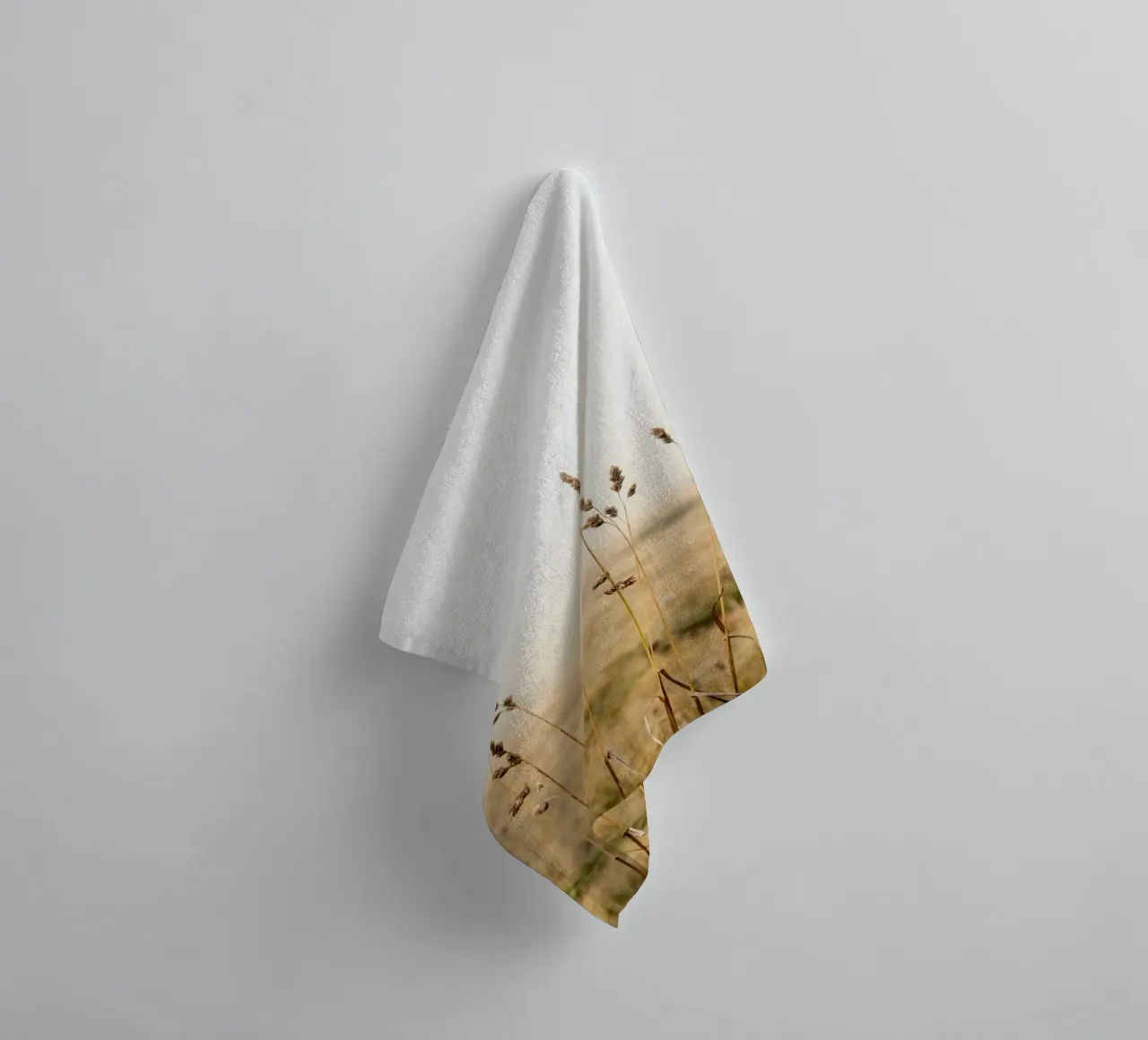 Moody Day in the Fields towel by Henrike Schenk Photography