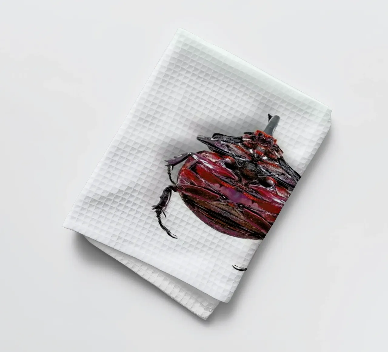 Animalium 6 tea towel by Günther Egger