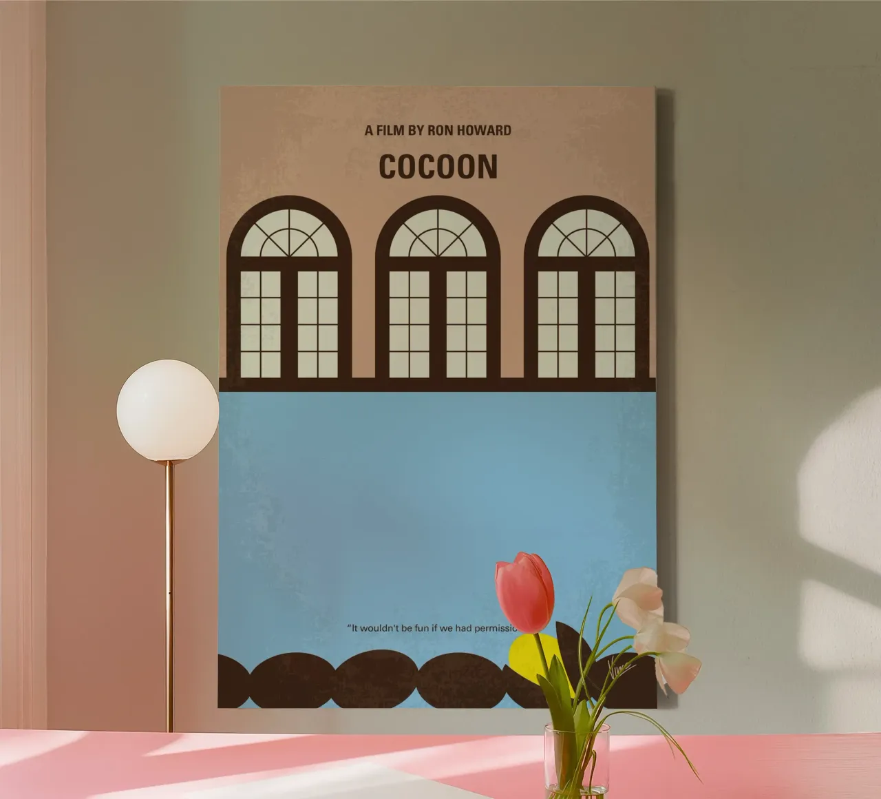 No1303 My Cocoon minimal movie poster tela con Cornice a cassetta da Chungkong