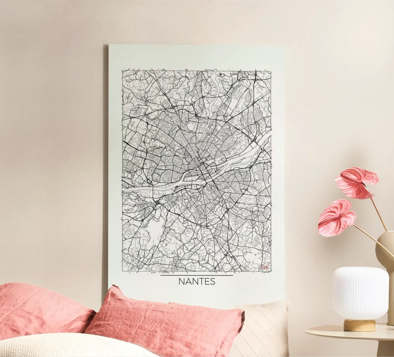 Nantes Minimal tela con Cornice a cassetta da Hubert Roguski