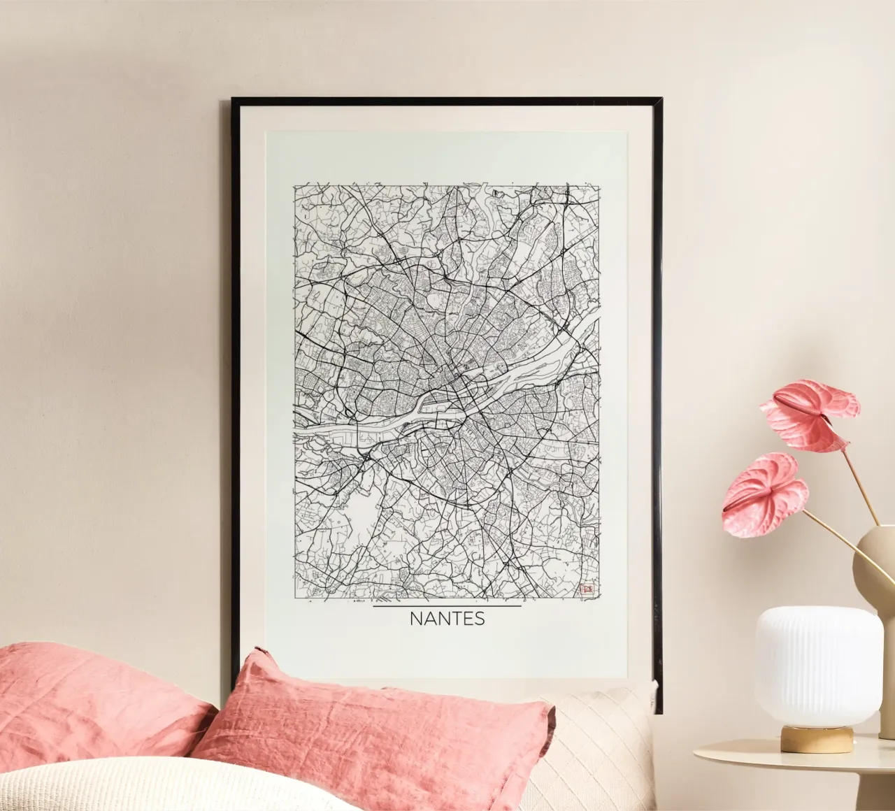Nantes Minimal poster da Hubert Roguski