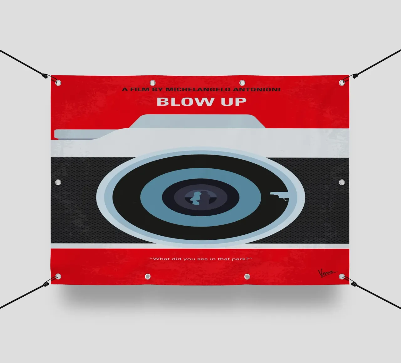 No1307 My Blow up minimal movie poster telo in pvc da Chungkong
