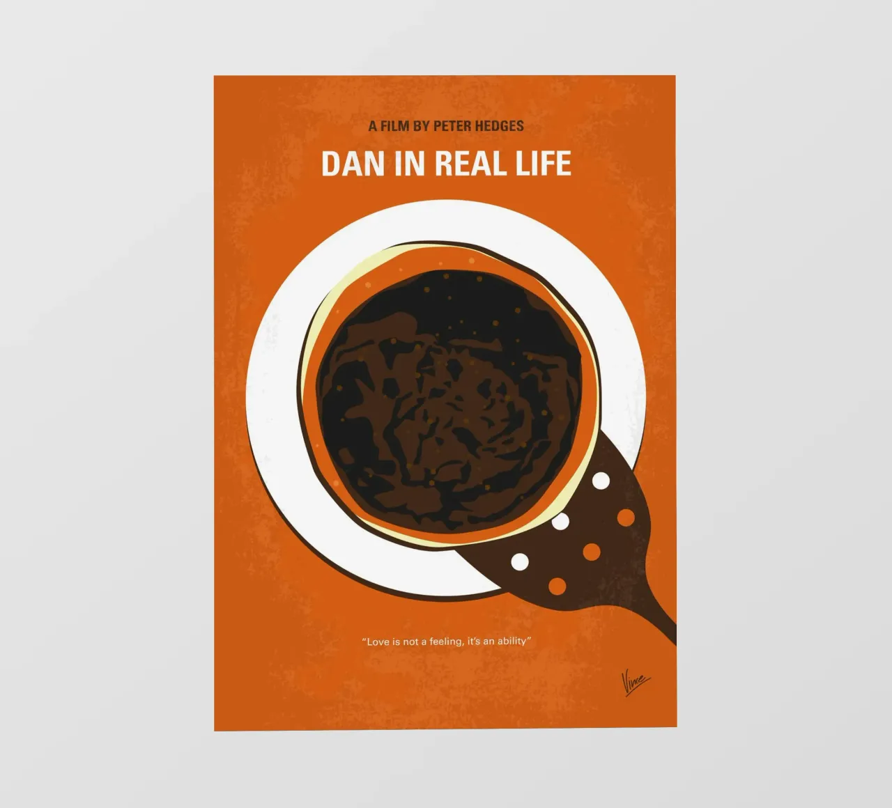 No1309 My Dan in Real Life minimal movie poster telo in pvc da Chungkong