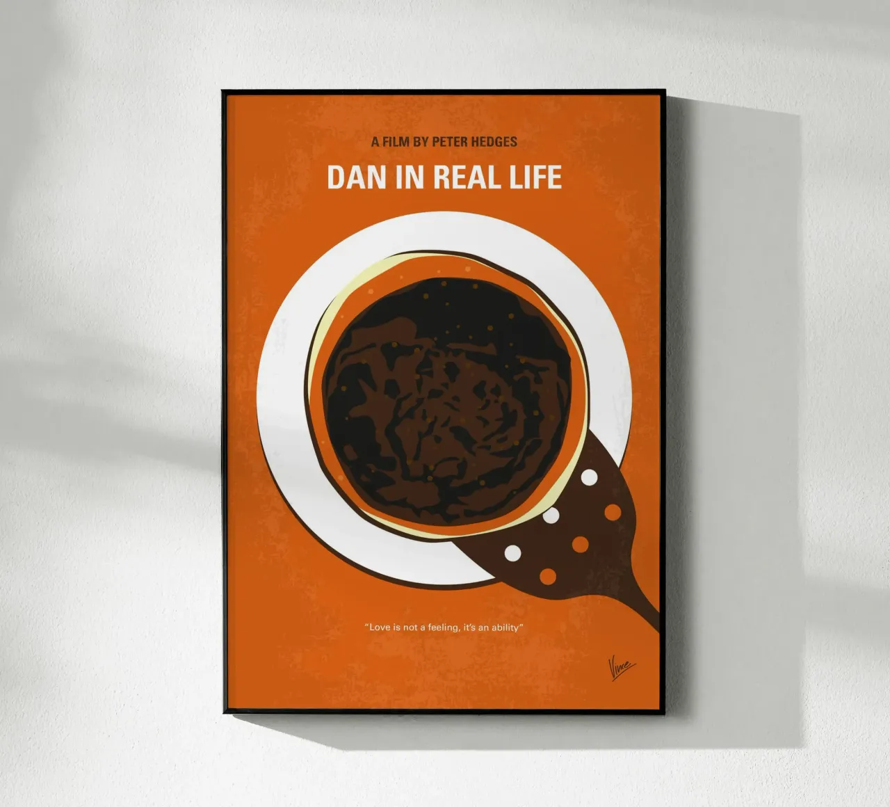 No1309 My Dan in Real Life minimal movie poster plexiglass da Chungkong