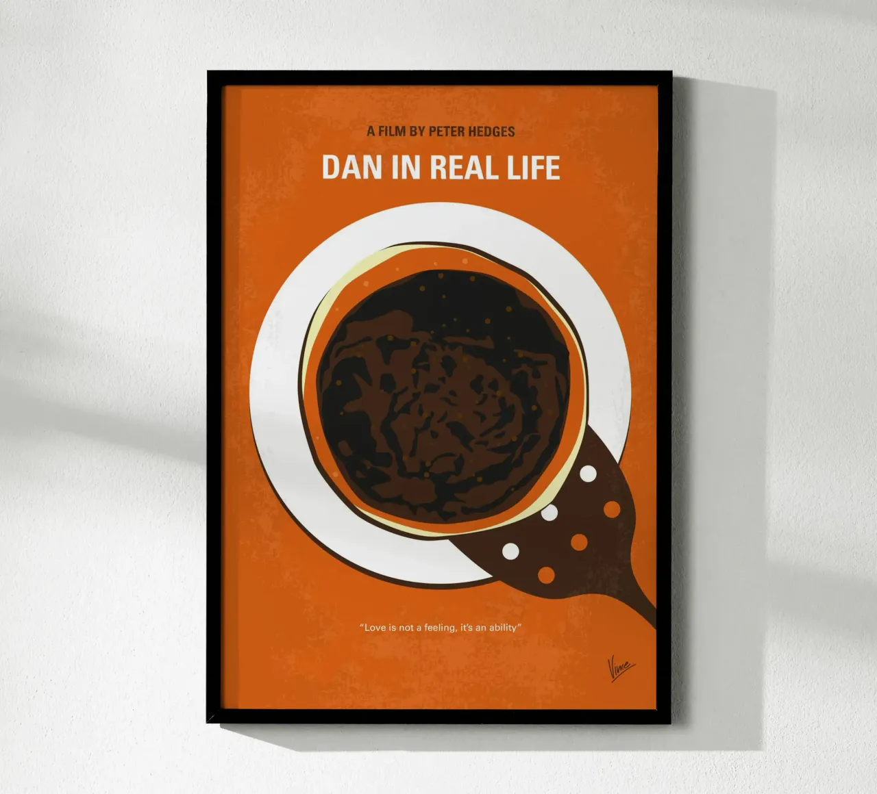 No1309 My Dan in Real Life minimal movie poster carta hahnemühle da Chungkong