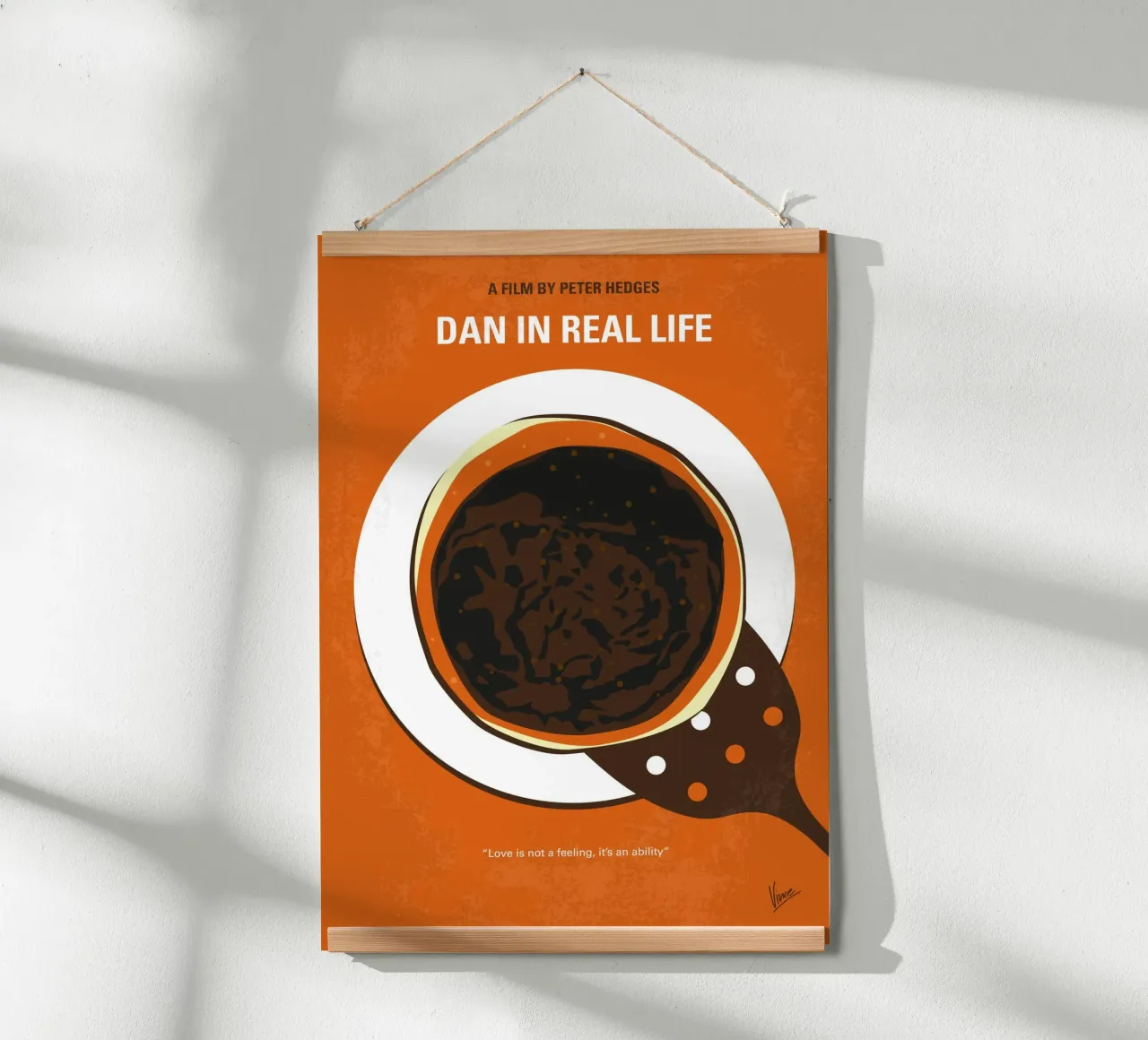 No1309 My Dan in Real Life minimal movie poster carta hahnemühle da Chungkong