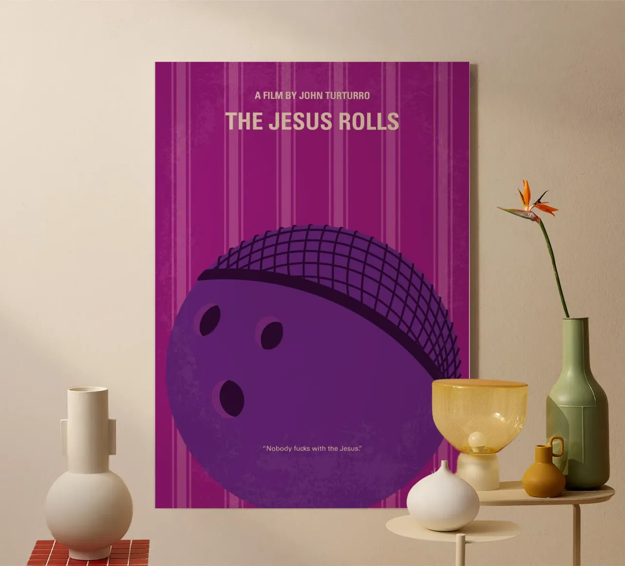 No1315 My The Jesus Rolls minimal movie poster plexiglass da Chungkong